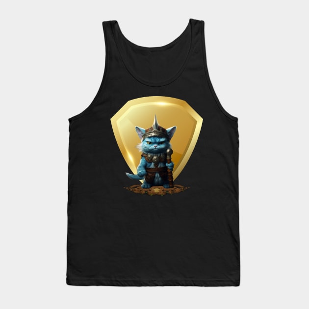 cat warrior Tank Top by FehuMarcinArt